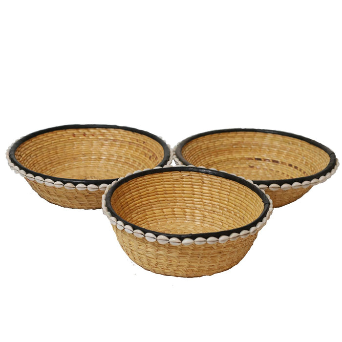 Cowrie Shell Bowl Basket