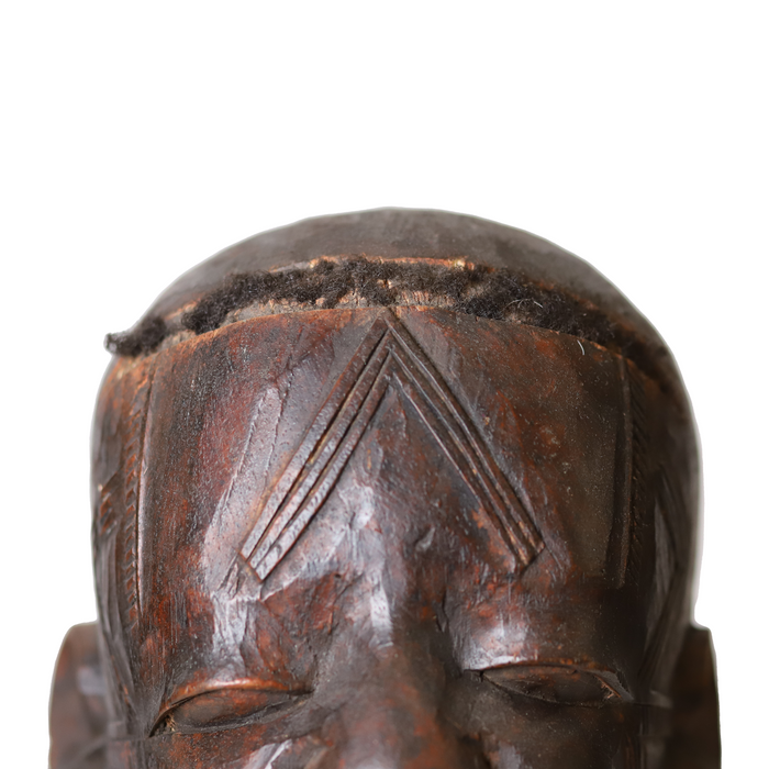 Makonde Helmet Mask (Lipiko) | Hand carved in Tanzania