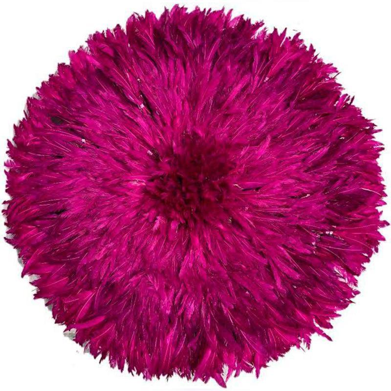 Juju Hat Fuschia (Bamileke Headdress)