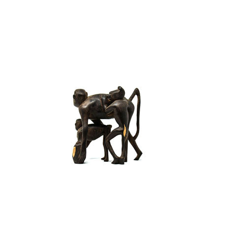 Monkey Family Sculpture 01