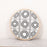 Beaded Cameroon Shield Black & White on | Circular Design