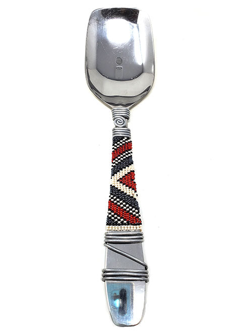 Hand Beaded Serving Spoon 01 | Made by Zimbabwean Artisans