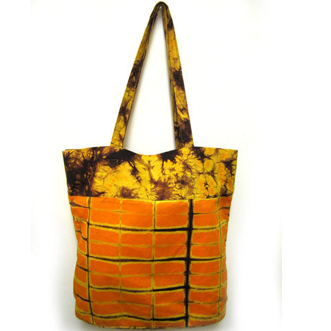 Tie Dye Tote Bag - Orange