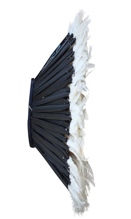 Juju Hat White (Bamileke Headdress)