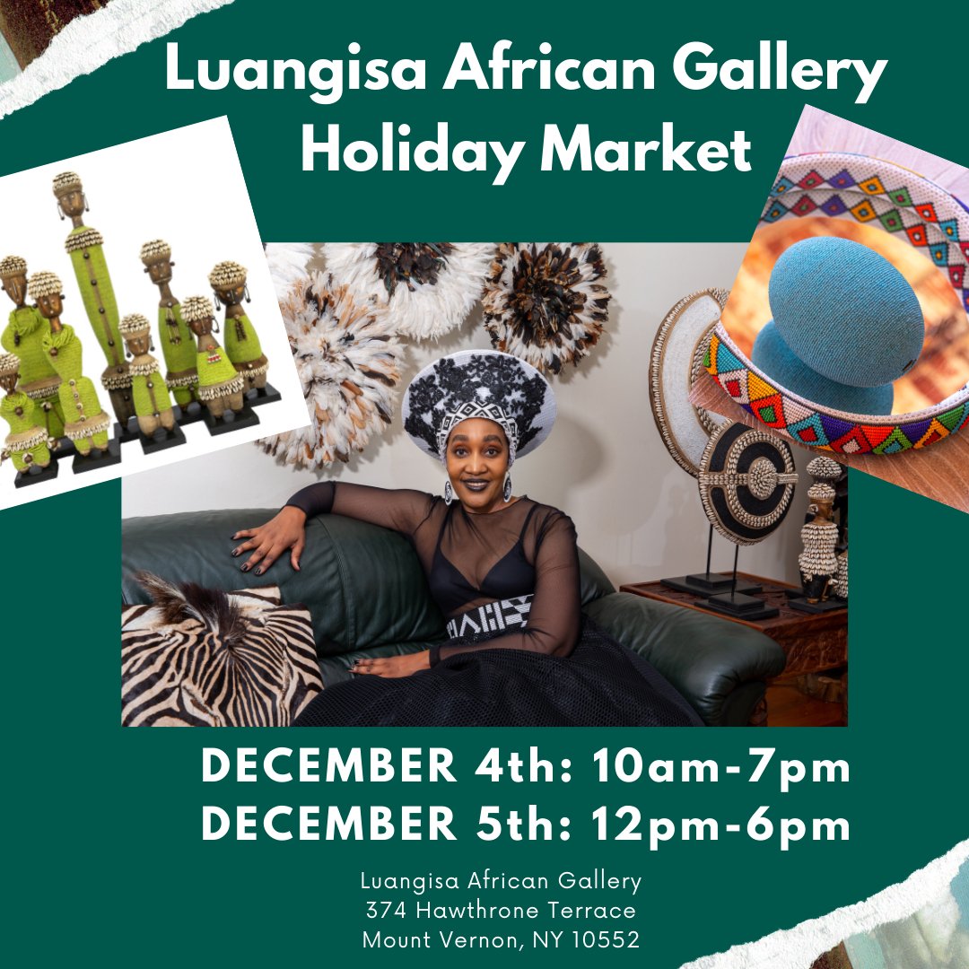 What to Expect at the Luangisa African Gallery Holiday Marketplace - Luangisa African Gallery