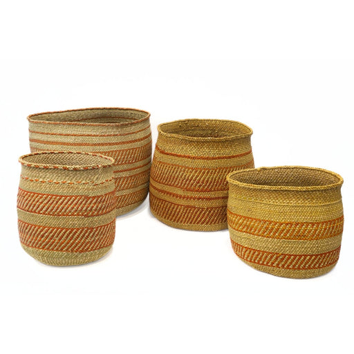 Iringa Baskets Auburn Stripes