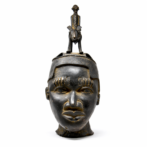 Benin Bronze Royal Head