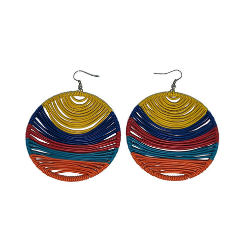 Telephone Wire Earrings - Summer Colors