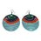 Telephone Wire Earrings - Summer Colors