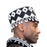 Beaded Kufi Hats Unisex | Black & White