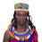Beaded Kufi Hats Unisex | Maasai Colors