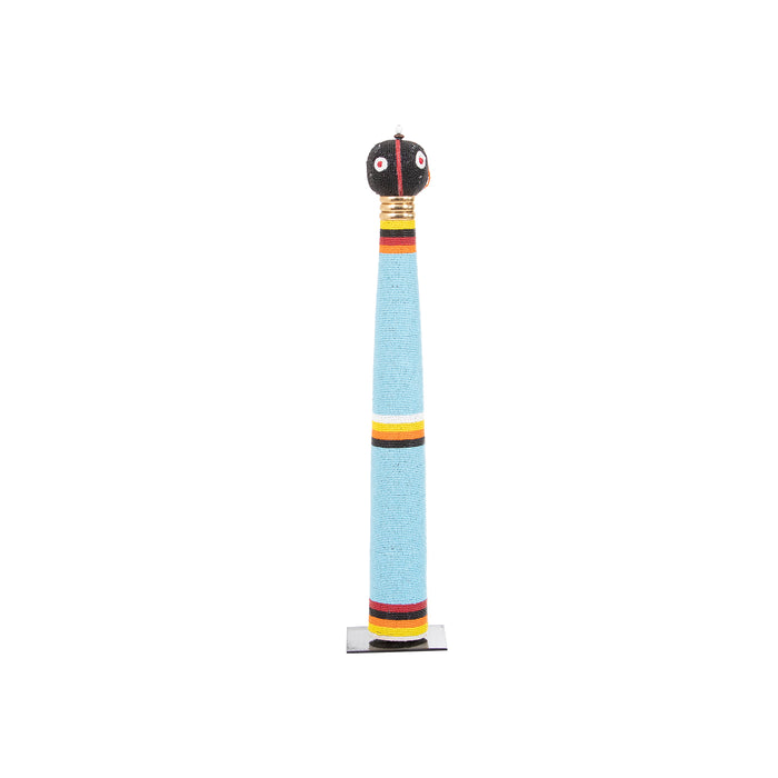 Ndebele Doll 04 - Stripped Light Blue