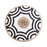 Beaded Cameroon Shield Black & White | Octagon Design