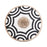 Beaded Cameroon Shield Black & White | Octagon Design