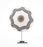 Beaded Cameroon Shield Black & White | Octagon Design