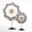 Beaded Cameroon Shield Black & White | Octagon Design