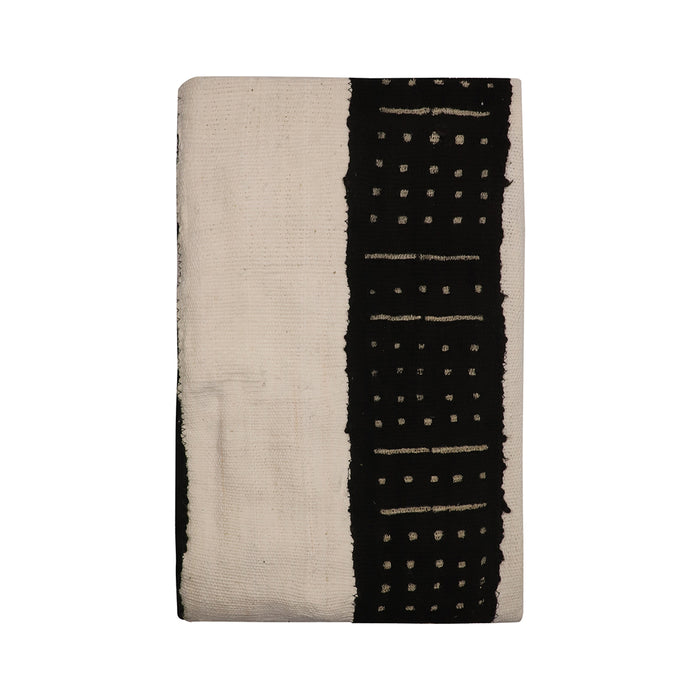 Mud Cloth Textile | Stripes Black & White