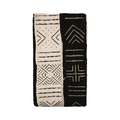 Mud Cloth Textile | Stripes Black & White