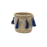 Mwana Woven Storage Basket with Blue Tassel