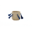 Mwana Woven Storage Basket with Blue Tassel