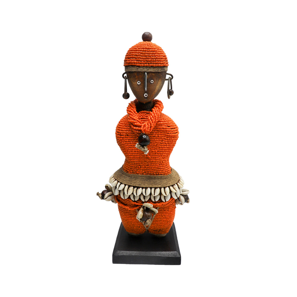 Beaded Namji Doll 116 Orange