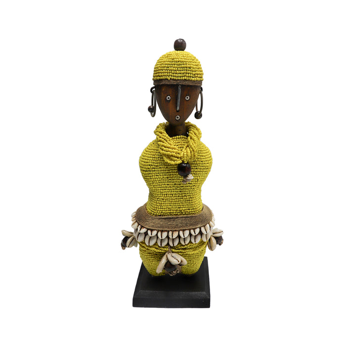Beaded Namji Doll 116 Yellow