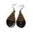 Beaded Tear Drop Earrings Small - Assorted Colors