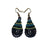 Beaded Tear Drop Earrings Small - Assorted Colors