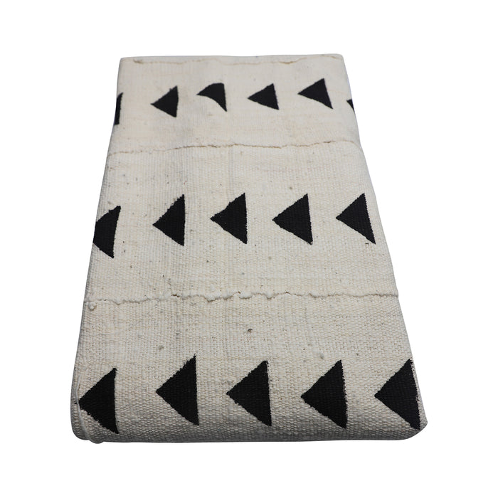 Mud Cloth Textile | White