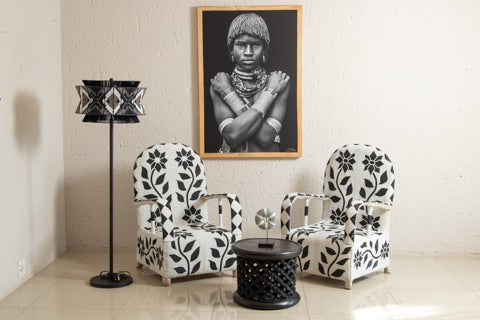OMO_05 Hamer Woman Framed Canvas | Omo Valley, Ethiopia