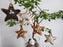 Kuba & Mud Cloth Star Christmas Ornaments | Hand sewn in Tanzania