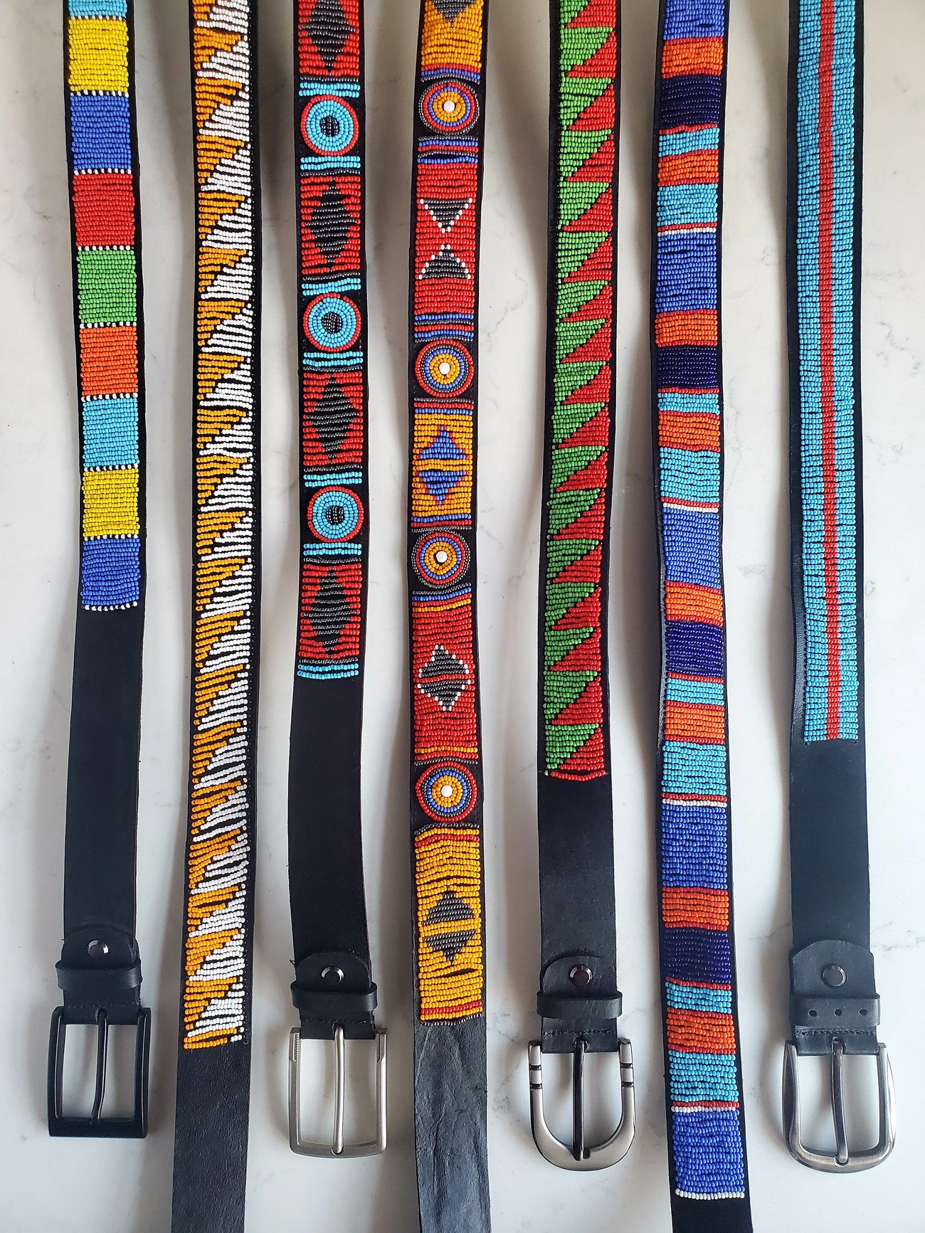 Maasai Beaded Belts - Unisex — Luangisa African Gallery display picture 3