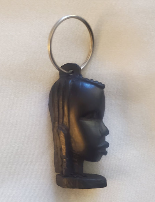 Key Chain Maasai Warrior Side Profile | Handmade in Tanzania