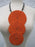 Triple Bound with Horn Necklace Orange