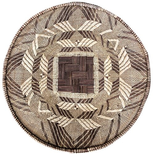 Zambia Double Weave Tonga Pattern Baskets — Luangisa African Gallery