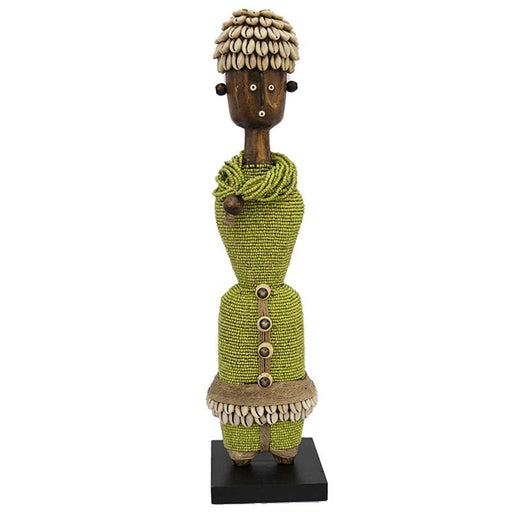 Beaded Namji Doll 03 Lime Green