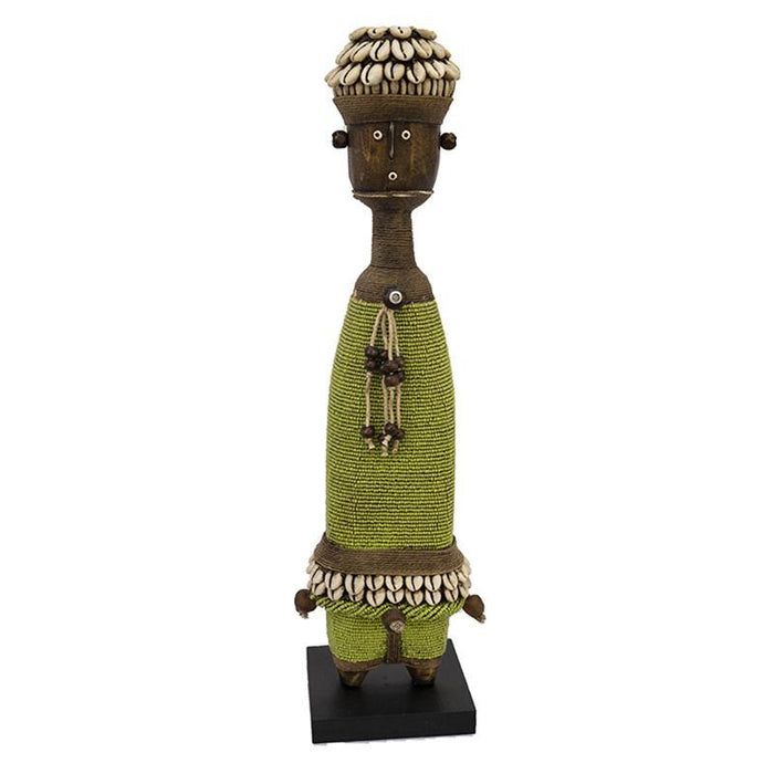 Beaded Namji Doll 04 Lime Green