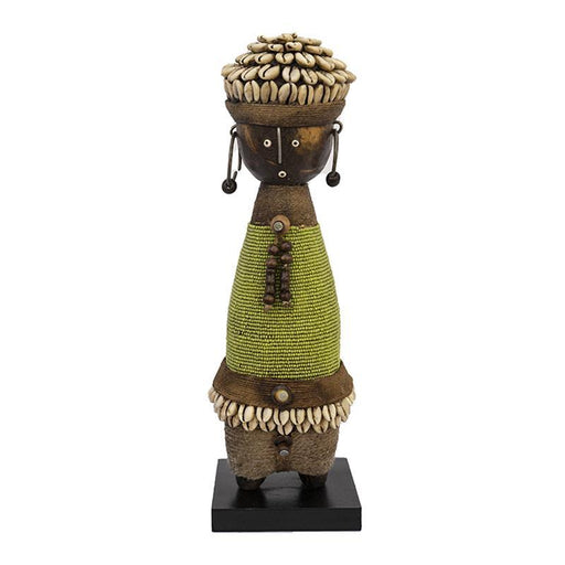 Beaded Namji Doll 06 Lime Green