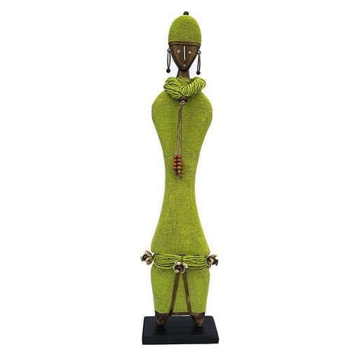 Beaded Namji Doll 70 Lime Green