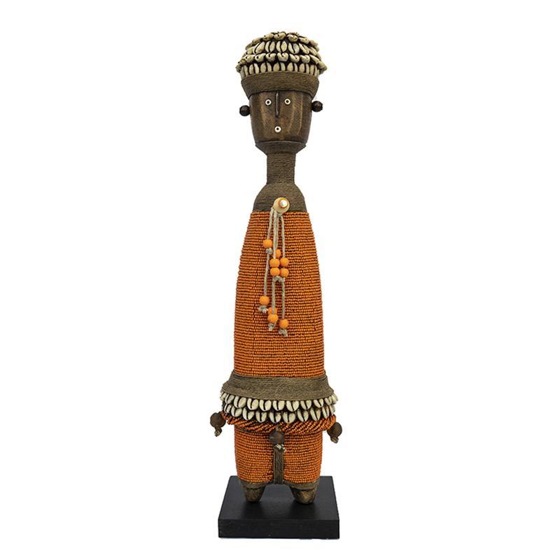 Beaded Namji Doll 04 Orange