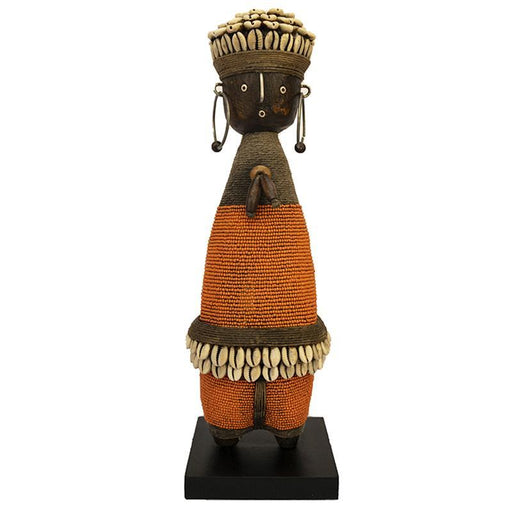 Beaded Namji Doll 29 Orange
