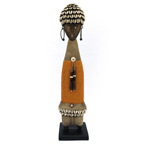 Beaded Namji Doll 11 Orange