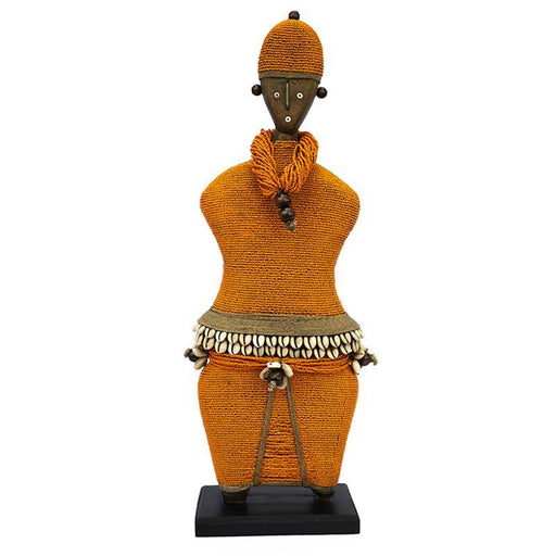Beaded Namji Doll 61 Orange