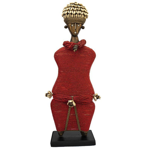 Beaded Namji Doll 15 Red