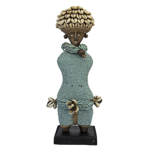 Beaded Namji Doll 28 Light Blue