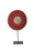 Beaded Cameroon Shield on stand - Red