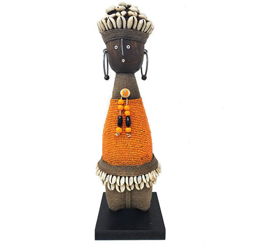 Beaded Namji Doll 06 Orange