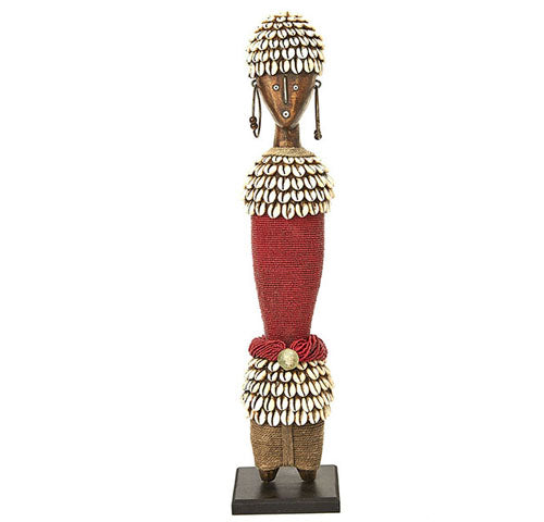 Beaded Namji Doll 14 Red