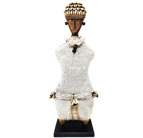 Beaded Namji Doll 15 White