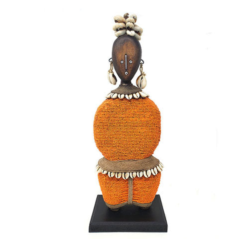 Beaded Namji Doll 31 Orange